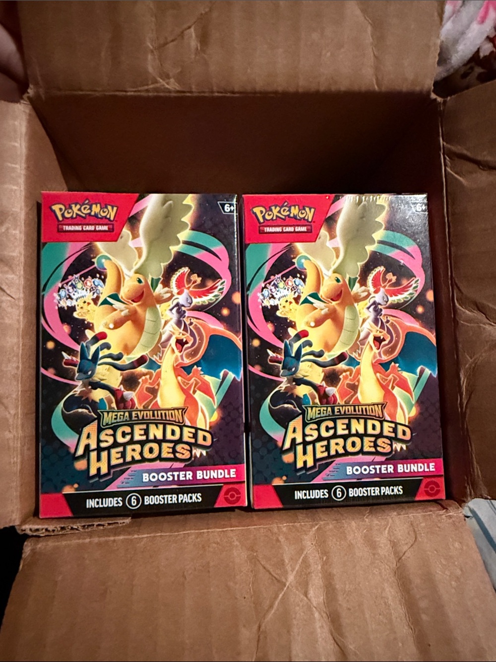 Pokemon Ascended Heroes Booster Bundle - Red, Yellow, Green, Black